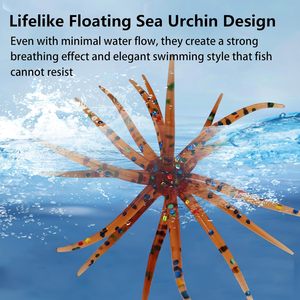 20PCS Plastic <b>Floating</b> Sea Urchin Soft Bait 1.1in 2.36 Finesse Lifelike Dice <b>Fishing</b> Lures Multiple Tentacles Trout Bass - Product Image 2