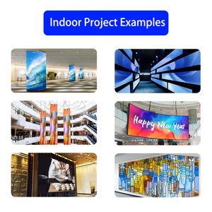 קיר וידאו פנימי גמיש מסך לד קולנועי שלט דיגיטלי שלט פרסום תלת מימד מסך לד גדול לטלוויזיה ביתית - Product Image 5