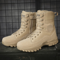 Bottes tactiques respirantes, bottes de randonnée pour les forces spéciales, bottes hautes pour hommes