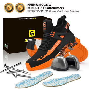 <span class=keywords><strong>Scarpe</strong></span> <span class=keywords><strong>Antinfortunistiche</strong></span> GUYISA alla Moda, Stivali da Lavoro Traspiranti con Punta in Acciaio per <span class=keywords><strong>Sport</strong></span> all'Aperto - Product Image 4