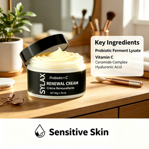 SYLAX PROBIOTIC+C Crème Rénovatrice Douce Anti-Âge Hydratante et Nourrissante pour le <span class=keywords><strong>Visage</strong></span> – Soin Premium Quotidien - Product Image 4