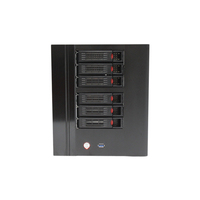 Boîtier NAS Wi-Fi 6 baies avec alimentation 250W en alliage d'aluminium, échange à chaud pour 6 disques durs – En stock