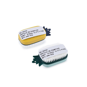 Brosse de nettoyage en plastique à motif ananas avec poils en nylon doux pour usage domestique - 13,5x6,5x4 cm Modèle ZAA AO-3023A jusqu'à 11,9 oz - Product Image 1