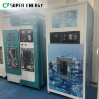 Distributeur automatique de glace intelligent à écran tactile, 24h/24, entièrement automatique, résistant aux intempéries, en libre-service, station de fabrication de glace en vrac pour l'extérieur