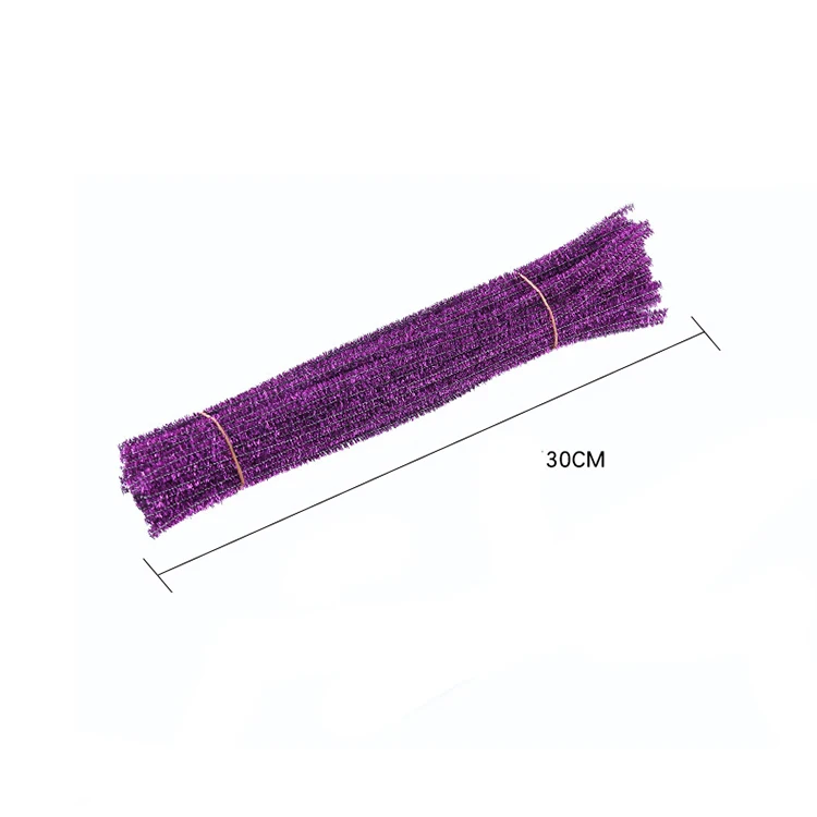 Craft Kids DIY Art Craft Supplies Assorted Colors Pipe Cleaners Glitter Pipe Cleaners Chenille Stems