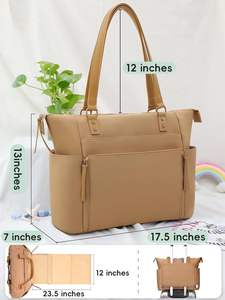 Bolsa DE LA COMPRA Bolsa de pañales Tote, Bolsa de pañales Mochila Ara <span class=keywords><strong>Bebe</strong></span> con cambiador, 14 bolsillos de gran capacidad - Product Image 4