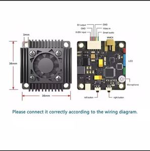 Видеопередатчик AKK 3W TX3000AC TX5000AC TX8000AC VTX 5.8G 80 каналов, беспроводная передача видео, кроссовер, дальнобойный, с интерфейсом SIP - Product Image 5