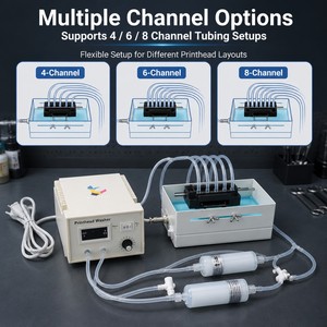 Kit de Limpieza de Cabezales de Impresión Calentados Goosam, Limpiador de 4, 6 y 8 Canales para Impresoras Epson XP600 I3200 I1600 DX5 DX6 DTF UV - Product Image 5