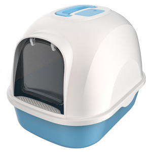 Atacado personalizado animal de estimação limpo produtos grande espaço plástico gato caixa durável areia do gato do banheiro - Product Image 1