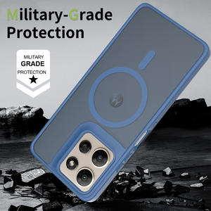 Coque de téléphone <span class=keywords><strong>transparente</strong></span> en TPU PC magnétique souple antichoc absorbant les chocs conçue pour Motorola <span class=keywords><strong>G</strong></span> Power 2026 - Product Image 4