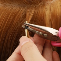 ARLANY Kein Silikon Flach kopf Kupfer rohre Perle Micro Link Ring Perlen Röhren Haar verlängerungen Werkzeuge für I Tip Echthaar verlängerungen