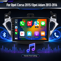 Autoradio avec écran tactile capacitif de 9 pouces, radio FM, CarPlay pour Opel Corsa 2015, Opel Adam 2013-2016, fourni par l'usine