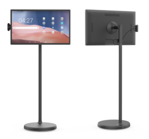 24 pulgadas portátil alimentado por batería Android 13 pantalla digital LCD giratoria pantalla táctil capacitiva móvil televisión inteligente - Product Image 4