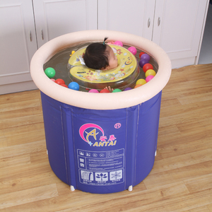 Commercio all'ingrosso Colorato e Moderno PVC <span class=keywords><strong>Pieghevole</strong></span> Gonfiabile di Plastica Portatile Profondo Del Bambino Vasca Da Bagno - Product Image 3