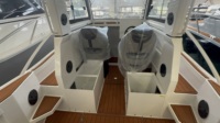 Bateaux de pêche en aluminium Allsea Seaking de 23 pieds (6,85 m) avec pont de pêche circulable, bateau de loisirs en haute mer, cabine ouverte, bateau de baignade