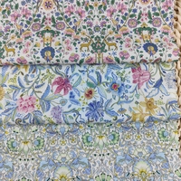 Échantillons Gratuits Tissu Imprimé d'Été en Coton à Motifs Floraux pour Robe