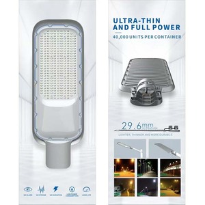 ไฟถนนอลูมิเนียม LED 50 100 150 200W ประเภทที่ 3 กันน้ำกลางแจ้ง ความสว่างสูง สำหรับส่องสว่างถนน - Product Image 4