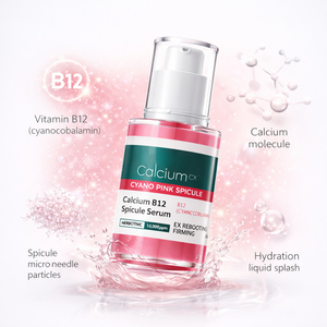 Crema de Espículas de Calcio B12 30ml Vegana Herbal Blanqueadora Coreana para el Cuidado de la Piel Líquido Microneedling para el Rostro Reafirmante de Poros Intensivo - Product Image 2