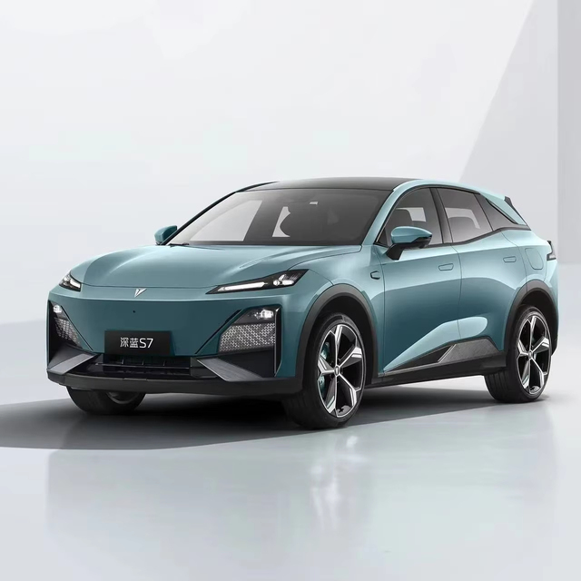 Changan Deepal S7 S07 Electric Vehicle New Mid-Size Crossover SUV Dark Leather ACC Metal Deep Blue S7 S07 Electric Car