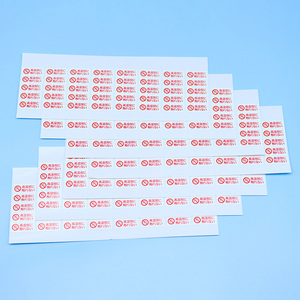 Pegatinas de vinilo de PVC/PET blancas impresas, etiqueta de advertencia blanca personalizada para productos electrónicos - Product Image 3