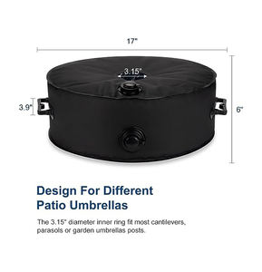 <span class=keywords><strong>Sac</strong></span> de support de parasol robuste 2-en-1 remplissable de <span class=keywords><strong>sable</strong></span> ou d'eau, lest anti-vent et anti-basculement pour mobilier de jardin, de terrasse ou de bord de piscine - Product Image 4