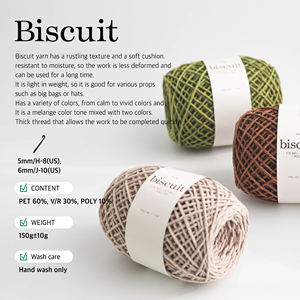 Hilo de Ganchillo de Alta Calidad de Corea del Sur (150g) para Gorros o Bolsos, Manualidades de Tejido - Product Image 5