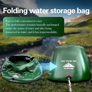 Récipients de stockage de vessie d'eau pliables fournitures de jardin pliables pour la Construction extérieure sac d'eau de pluie usage agricole - Product Image 4