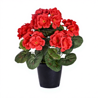 Huaien – Approvisionnement direct usine : Arrangements décoratifs en pot de fleurs artificielles en soie (roses, bonsaïs, fausses fleurs) en forme d'os pour la décoration intérieure