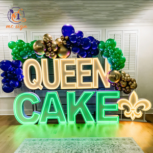 Letras y Números RGB Impermeables Personalizados de 3, 4 y 5 Pies para Decoración de Eventos, Bodas y Fiestas al Aire Libre - Product Image 2