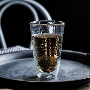 Elegant Design Hammer Pattern <strong>Wine</strong> Glass Drinking <strong>Tumblers</strong> Glass Water Juice Cup - Product Image 3