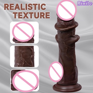 Squirting Realistic Movable Foreskin Dildos Foreskin Ejaculating Toy with Strong Suction Cup Anal Dildo Sex Toys for <strong>Women</strong> Men - Product Image 2