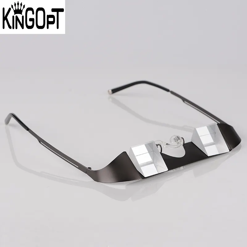 Kingopt OEM K9 prisma escalada gafas de seguridad con lentes marco inoxidable