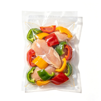 Bolsa de Plástico al Vacío Apta para Microondas, Tamaño Personalizable, Impresión por Grabado, para Alimentos Congelados, Mariscos, Agricultura, Harina, Huevo, Fertilizantes, Arroz
