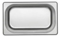Conteneurs de stockage alimentaire en acier inoxydable pour cuisine d'hôtel, avec couvercle, 1/4, style américain, rectangulaire, GN Pan