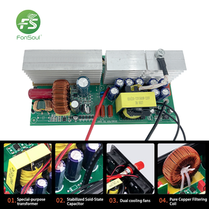 Inversor <span class=keywords><strong>de</strong></span> Corriente Continua a Corriente Alterna Fonsoul <span class=keywords><strong>de</strong></span> Onda Sinusoidal Pura <span class=keywords><strong>de</strong></span> 3000W, <span class=keywords><strong>Convertidor</strong></span> <span class=keywords><strong>de</strong></span> 12V 24V 110V/220V, Sistema <span class=keywords><strong>de</strong></span> Energía Doméstica <span class=keywords><strong>de</strong></span> Alta Eficiencia <span class=keywords><strong>para</strong></span> Interiores y Exteriores - Product Image 6