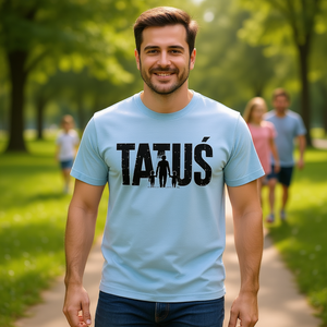 T-shirt Tatus, regalo per la festa del papà, per papà, abbigliamento casual da uomo - Product Image 2