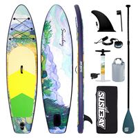 Planche de surf à souder à chaud 2024, OEM ODM, planche de SUP gonflable et nouvelle conception de planche à pagaie debout à vendre