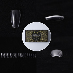 Hanyi Premium 600 pièces 15 tailles Extensions d'ongles en forme de cercueil, couverture complète, extensions moyennes, gel souple à faire tremper, pointes d'ongles, marque privée - Product Image 5