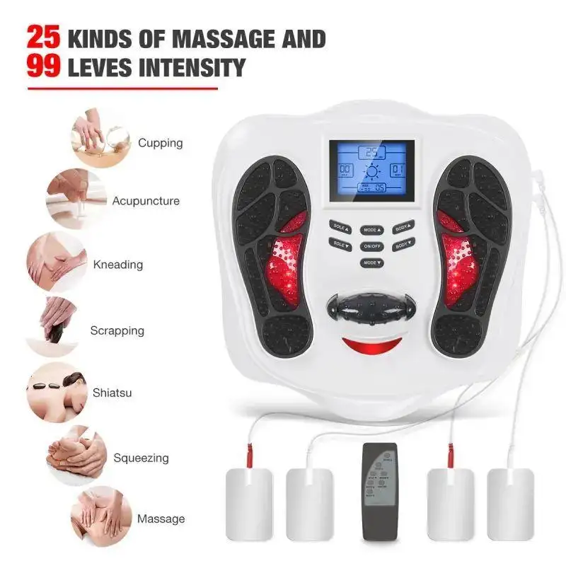 Nouveau Type masseur de pieds électromagnétique et Machine de thérapie corporelle EMS TENS masseur de pieds