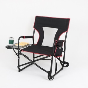 Chaises de camping et de pêche modernes et minimalistes avec accoudoirs et chaises de réalisateur - Product Image 1