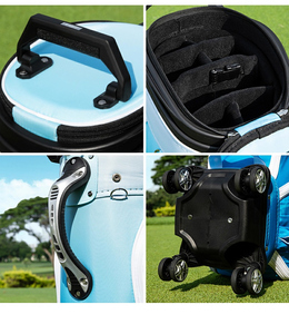 PGM QB185 <span class=keywords><strong>Sac</strong></span> <span class=keywords><strong>de</strong></span> <span class=keywords><strong>voyage</strong></span> <span class=keywords><strong>de</strong></span> <span class=keywords><strong>golf</strong></span> pour femme <span class=keywords><strong>Sac</strong></span> <span class=keywords><strong>de</strong></span> <span class=keywords><strong>golf</strong></span> rigide rétractable à 4 roues pour femme - Product Image 4