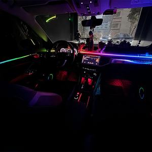 Nouvelle lumière ambiante Symphony améliorée pour accessoires de voiture décoration intérieure lumière ambiante <span class=keywords><strong>dynamique</strong></span> pour Audi <span class=keywords><strong>Q3</strong></span> 2019-2024 - Product Image 5