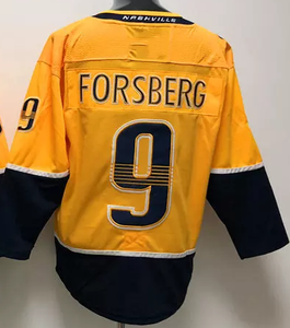 Jersey hoki es jahitan baru 59 Roman Josi 9 Filip Forsberg 90 Ryan Juuse Saros 2025 - Product Image 6