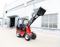 Emissionsfreier Elektrischer Radlader für Innenlager 1200kg Kompakter Kleiner Batteriebetriebener Mini-Lader
