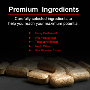 Capsules d'amélioration pour hommes avec Saw Palmetto Wild Yam stimule la force énergétique de l'endurance pour les performances d'entraînement - Product Image 3