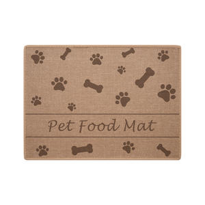 Tapis pour animaux de compagnie Hengai 35x50cm, antidérapant, absorbant, tapis d'alimentation pour chien - Product Image 1