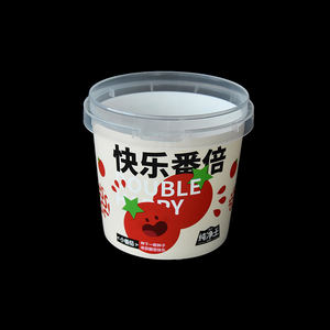 OEM et ODM -<span class=keywords><strong>20</strong></span> ℃ ~ 120 ℃ IML baril rond en PP couleurs personnalisées bon marché seau en plastique réutilisable écologique de 1 à 5 <span class=keywords><strong>litres</strong></span> pour bonbons - Product Image 3