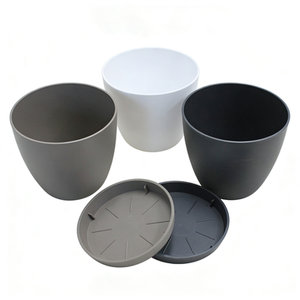 Plafarm Plateau de drainage pour pot de fleurs No2 Blanc PP, pour intérieur, extérieur, balcon, jardin, support de pot Modèle JWPL0042 Vente en gros OEM - Product Image 1