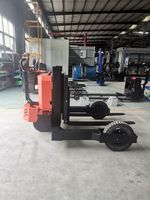 Weliftrich Transpalette électrique tout-terrain de 1.5 tonnes, fonctionnement walkie, roues en polyuréthane, hauteur de levage de 270mm, terrain accidenté certifié CE/ISO