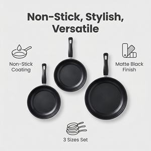 Poêle à frire antiadhésive en pierre de Maifan, en fonte, avec poignée ergonomique, idéale pour les œufs, les crêpes, les steaks et la cuisson quotidienne à la maison - Product Image 3